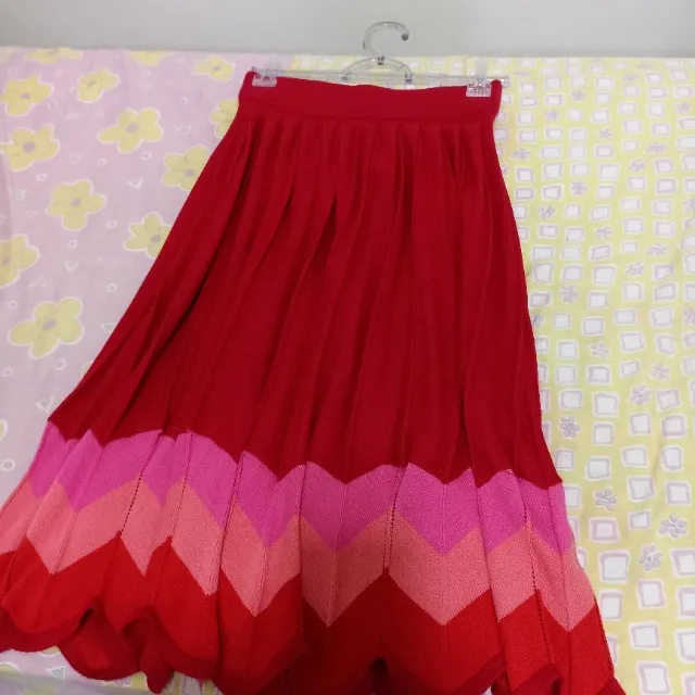 Saia Tricot vermelha - TAM P/M