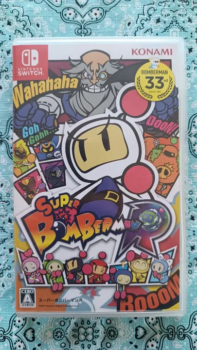[Switch] Super Bomberman R usado, japonês, PT-PT
