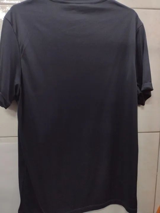 Camiseta masculina Mizuno M NOVA original azul marinho - Foto 3