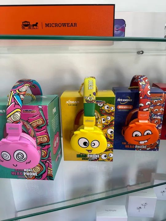 Fone Bluetooth Infantil Coleção Monstrinhos - Foto 2