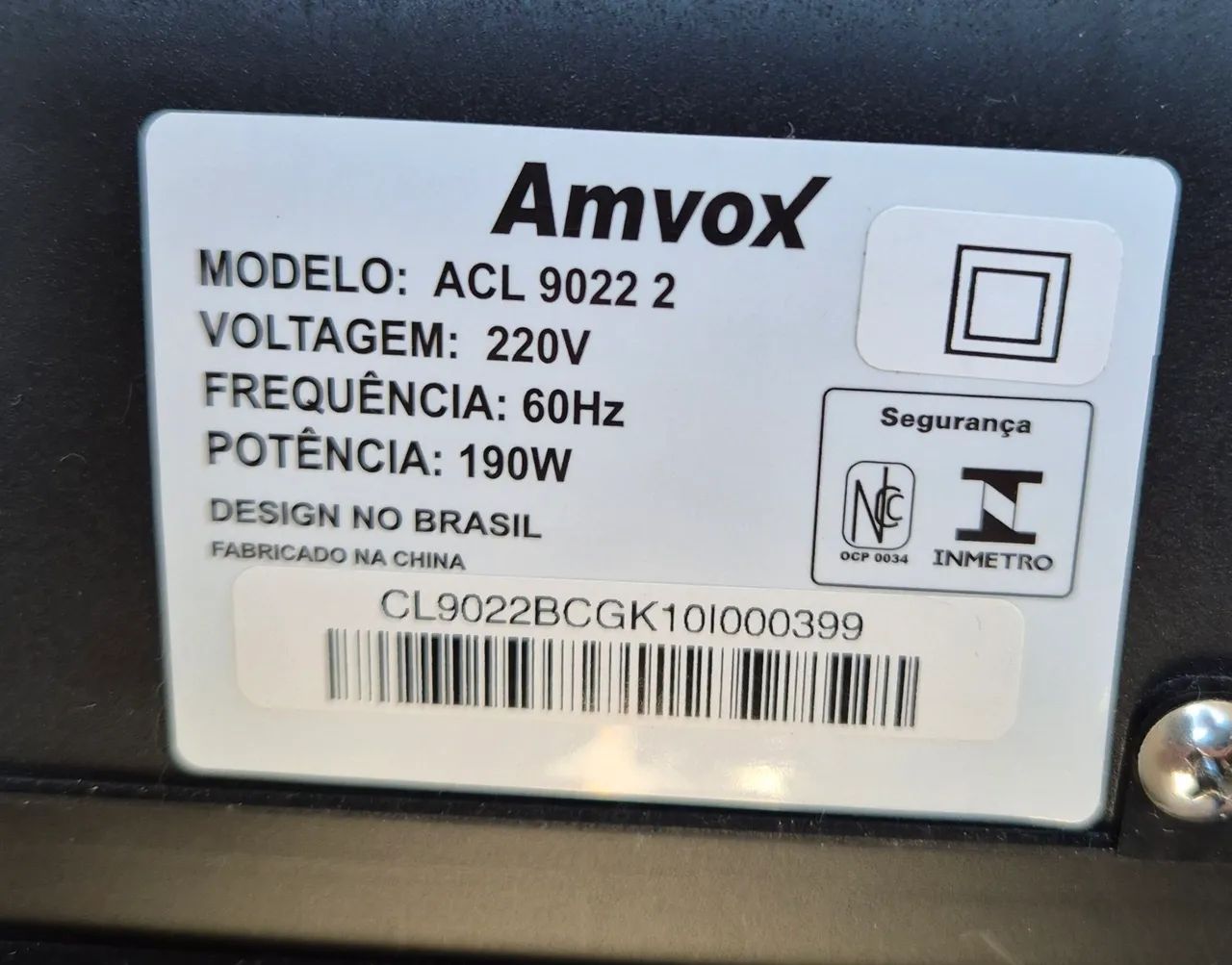 Climatizador De Ar 90 Litros Frio Amvox Acl 9022 220v - Foto 3