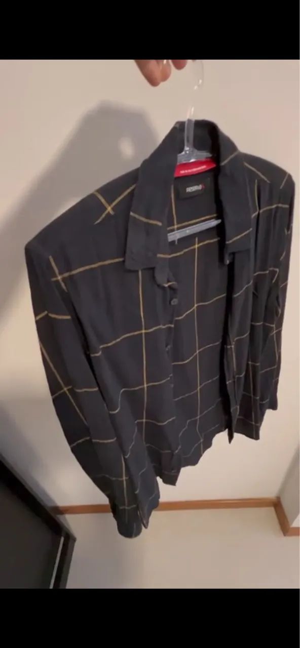 Camisa Reserva preta masculina - Foto 4