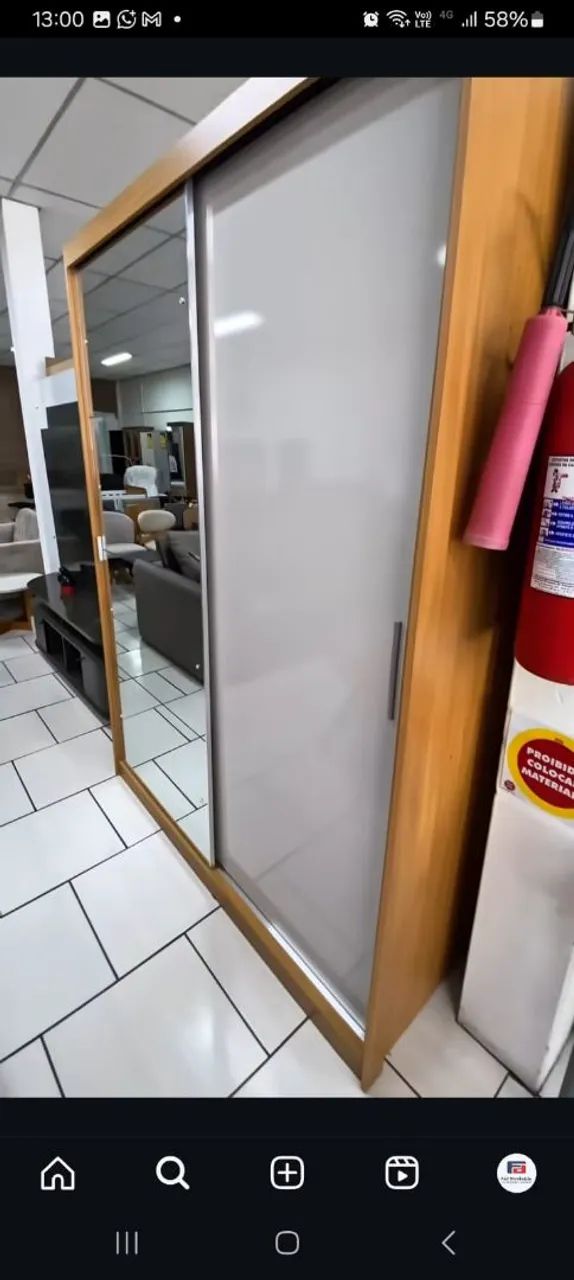 GUARDA ROUPA RIVA - DEMOBILE ENTREGA E MONTAGEM GRATIS! - Foto 2