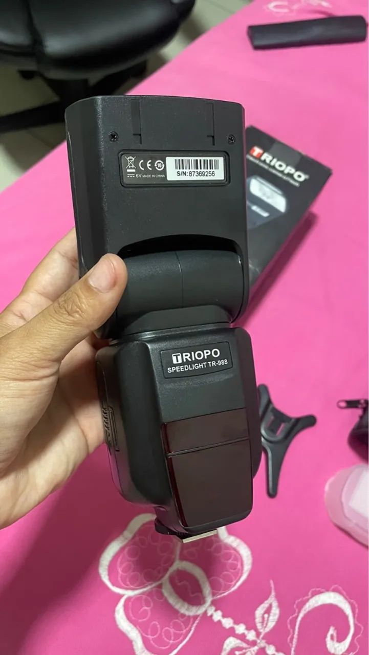 Flash SPEEDLIGHT TR-988 Triopo Ttl Ettl Nikon e Canon  - Foto 5