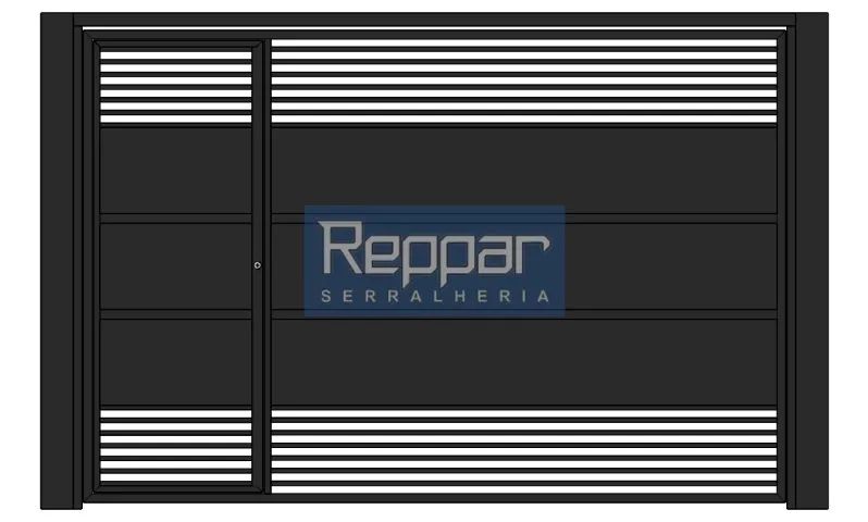 Portão basculante 3,65 x 2,30
