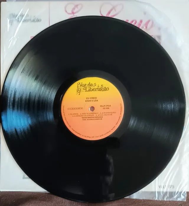 Lp Disco De Vinil Gospel Evangélico Ereni E Léia - Eu Creio - Foto 3