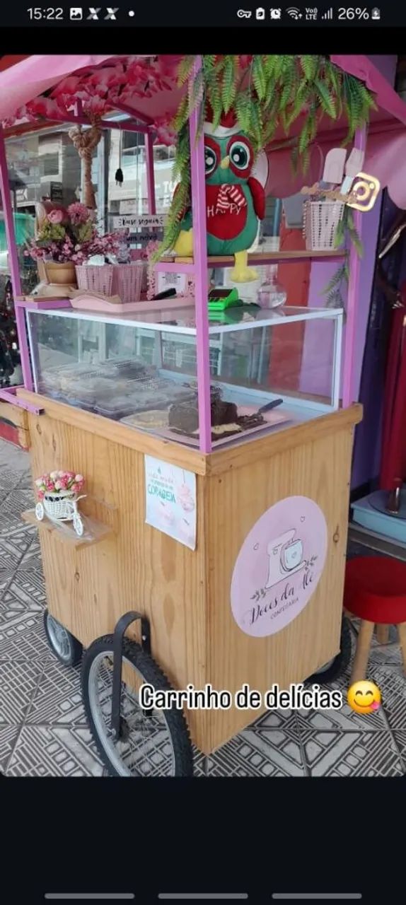 Carrinho de doces e Bolo personalizado - Foto 3