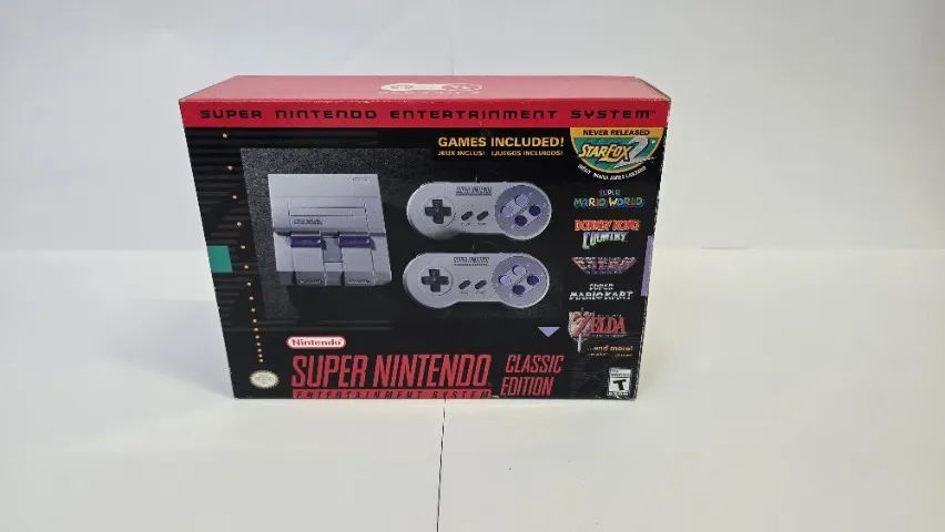 Console Snes Classic Original - Super Nintendo - Na Caixa - Como novo - Foto 2