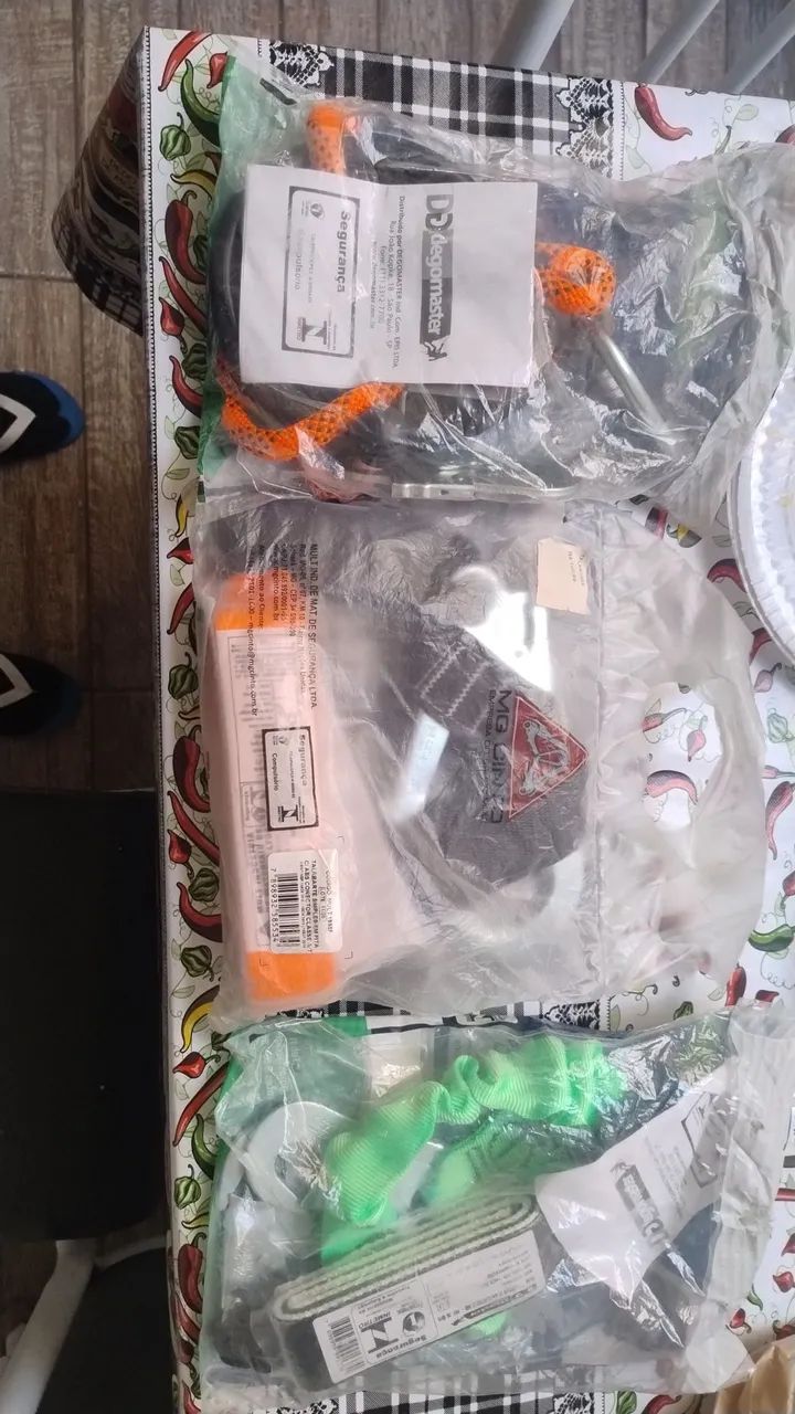 Kit de segurança para trabalho em altura