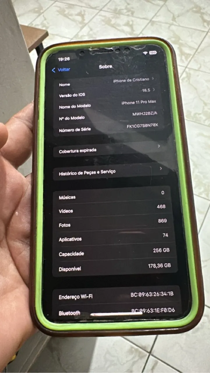 IPHONE 11 pro Max de 256GB Topzao