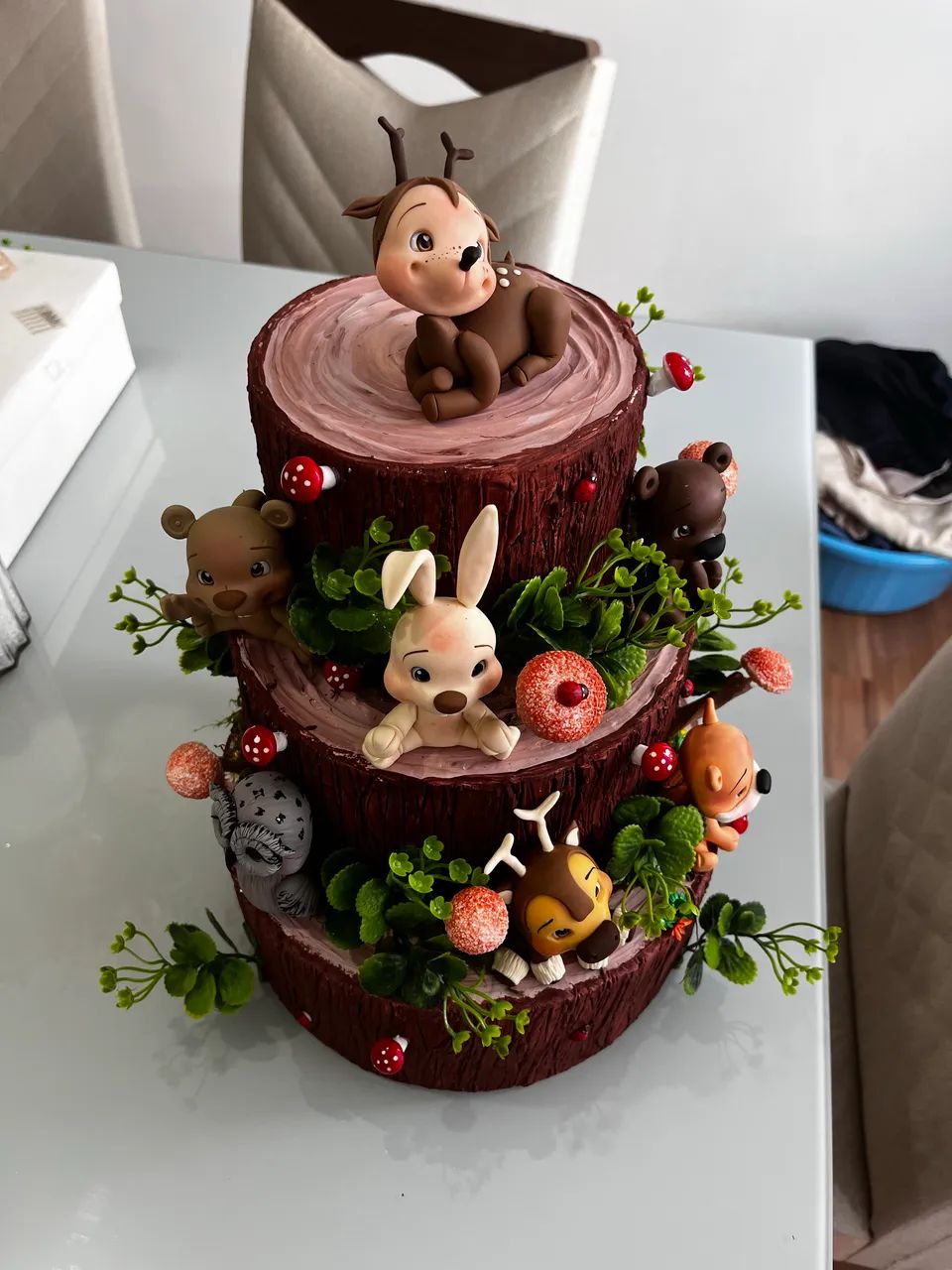 Bolo fake Bosque encantado  - Foto 5