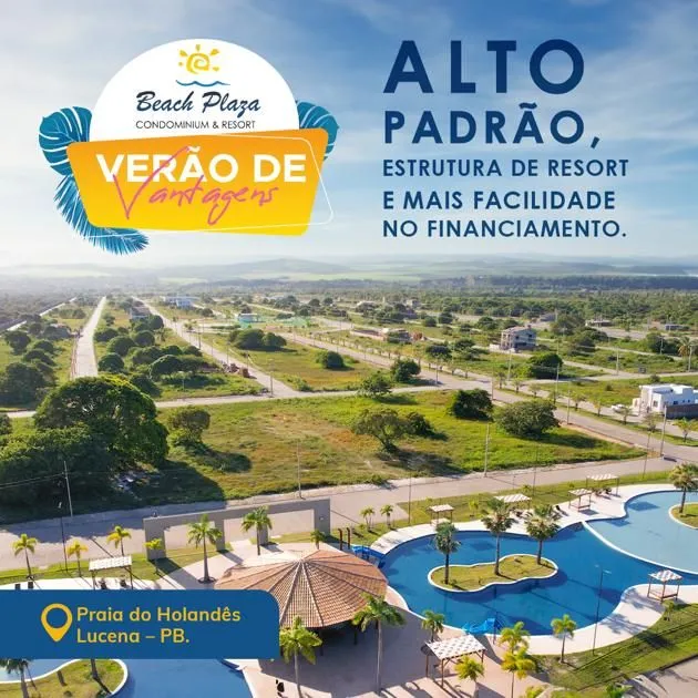 Terreno Condomínio Beach Plasa, posição sul.