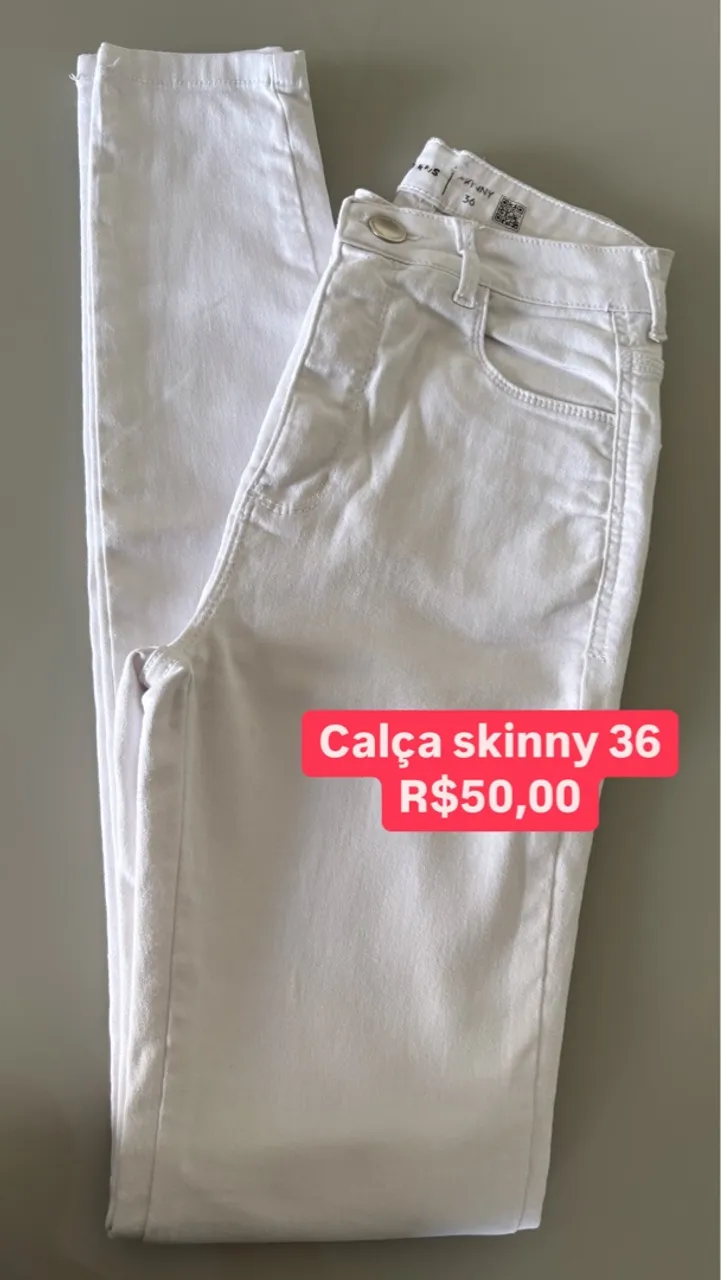 Calça Skinny Branca