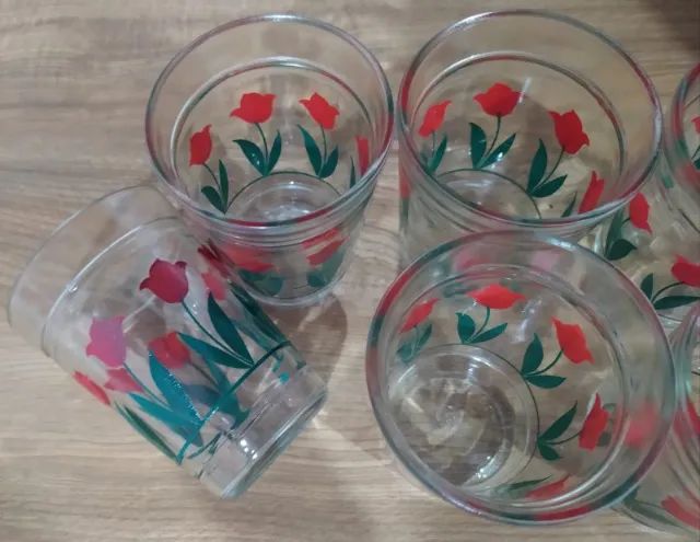 Conjunto 6 copos estampados florais - Foto 5