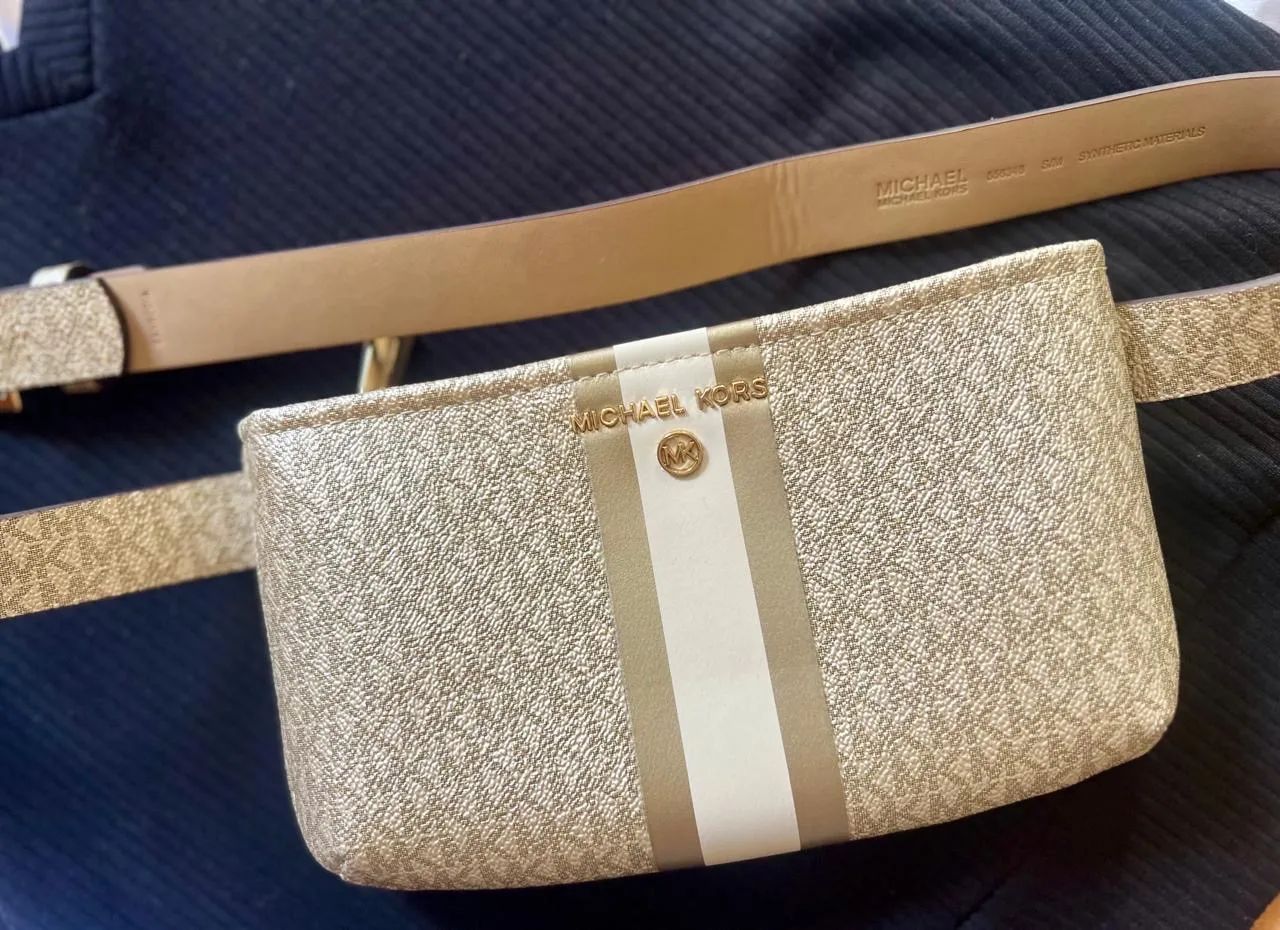 Pochete Michael Kors Dourada