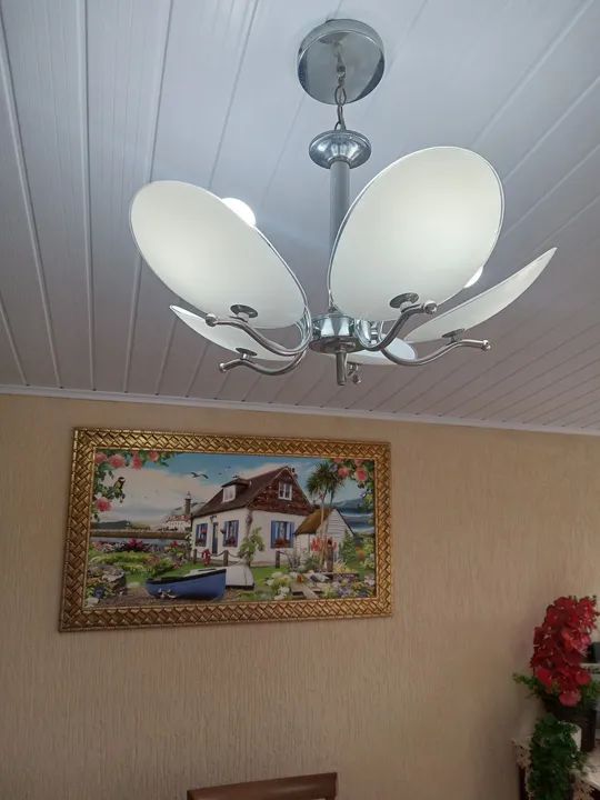Lustre Moderno 5 Lâmpadas - Foto 5