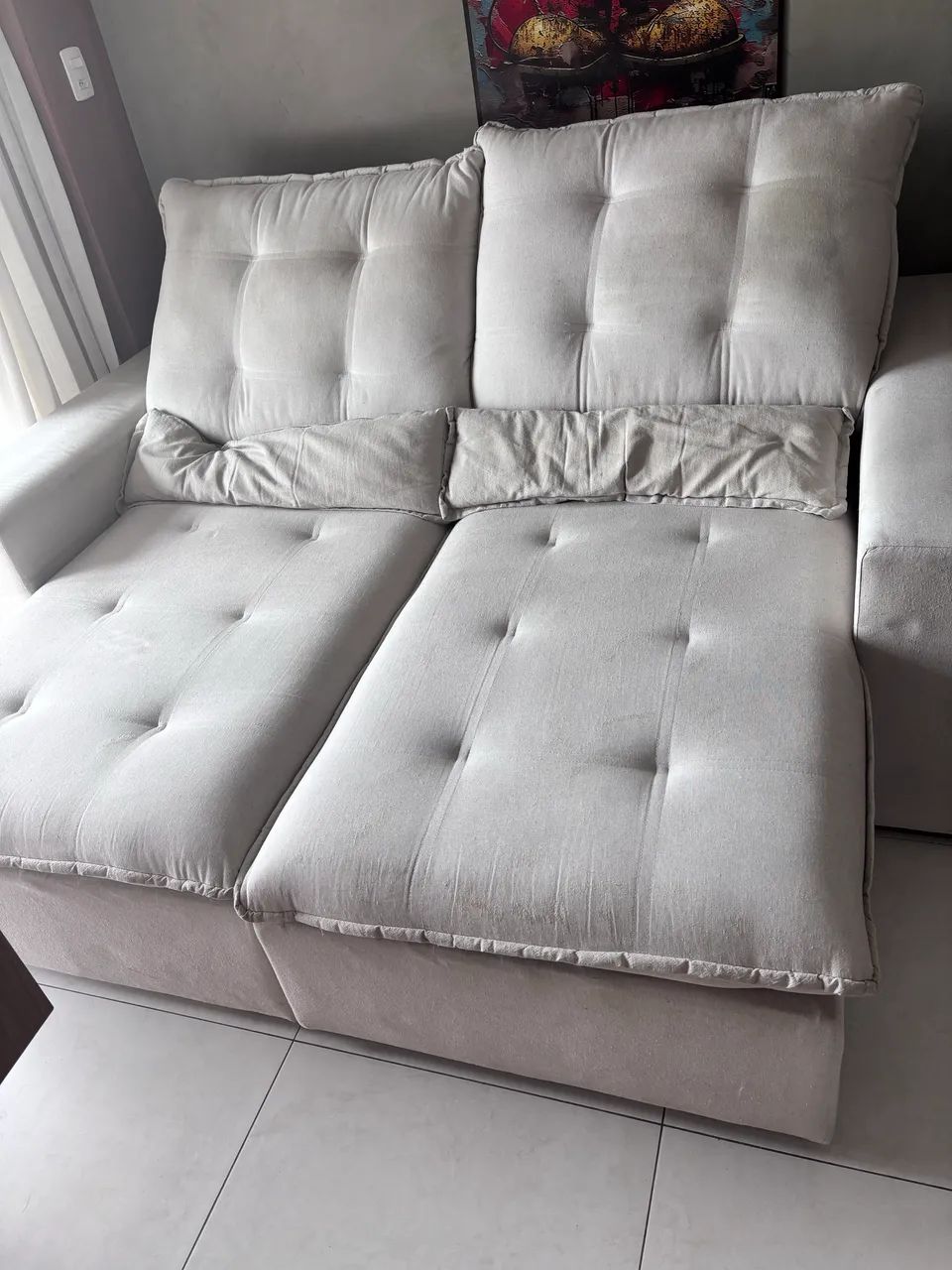 Sofá linho Parma - Foto 4