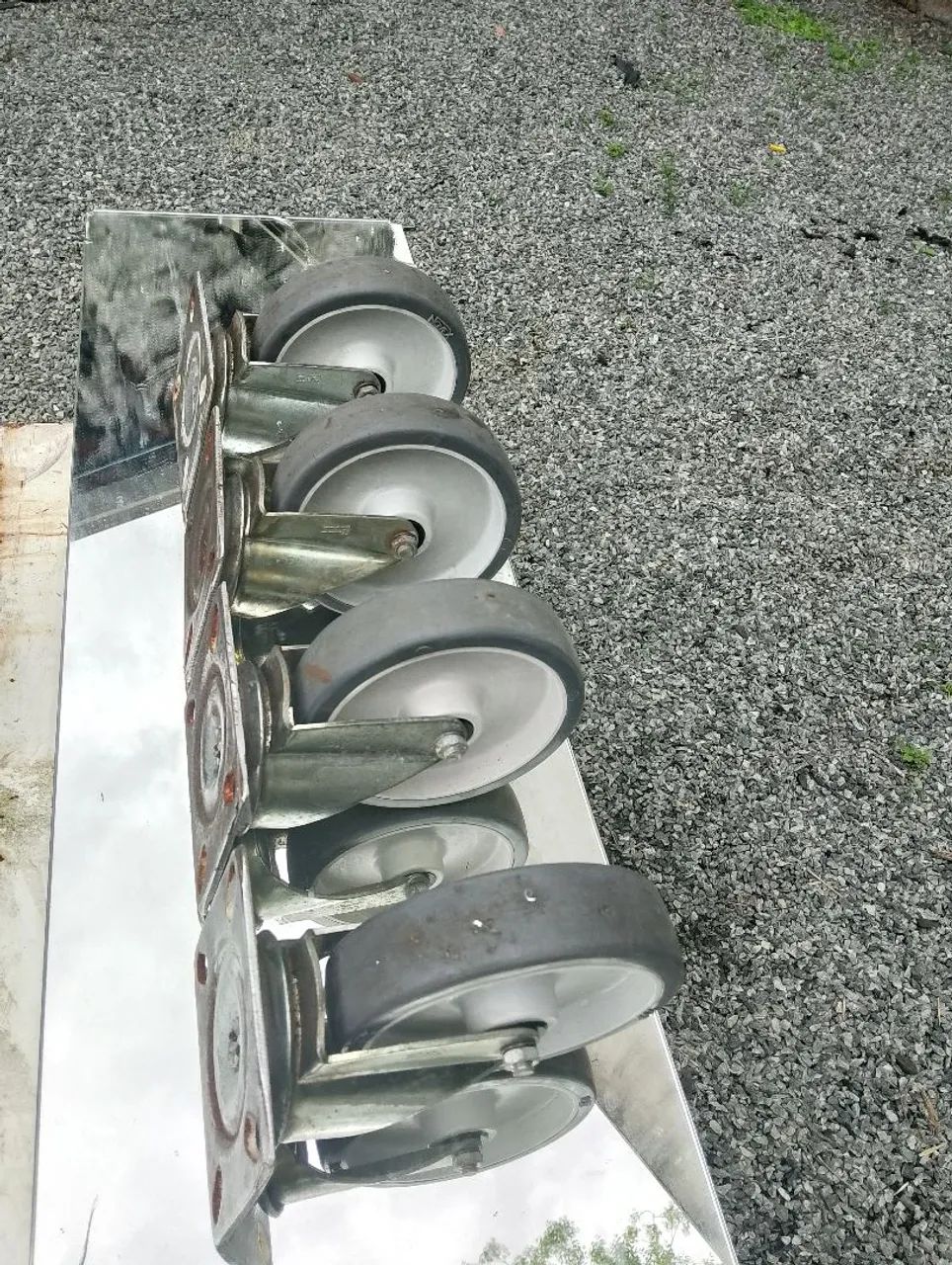Rodas Giratórias Industriais 4 Peças - Foto 3