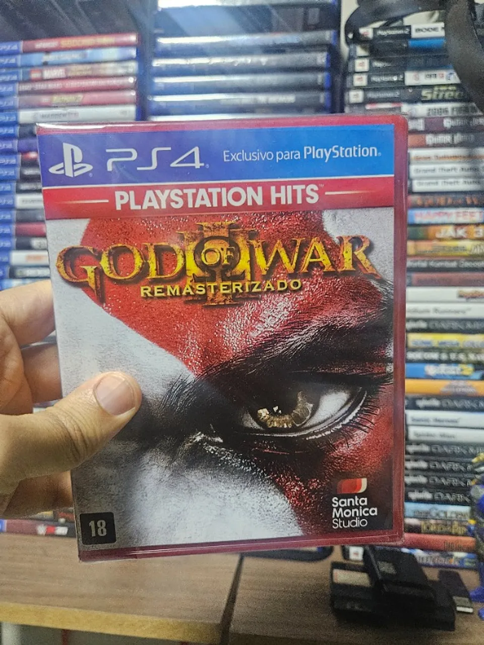 god of war 3 ps4 original novo lacrado