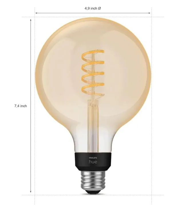 Lâmpada Philips Hue Globo G40 - Foto 5