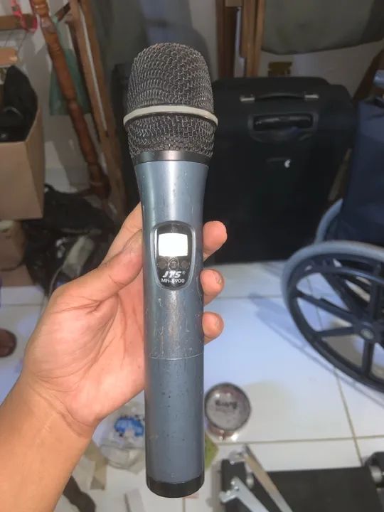 Sistema de microfone portátil sem fio