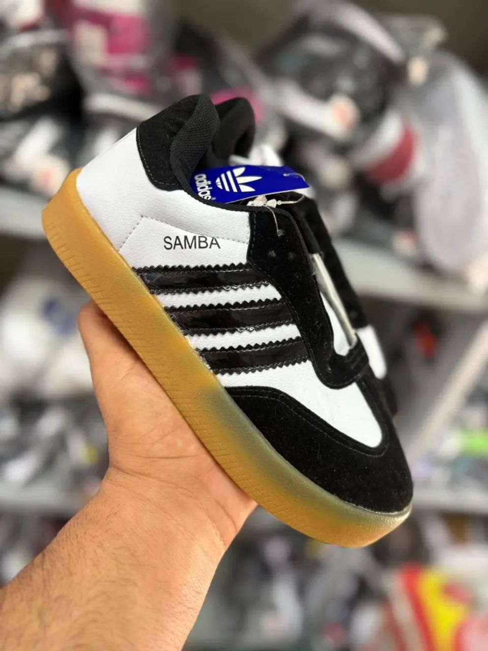 Tênis Adidas Samba - Preto e Branco