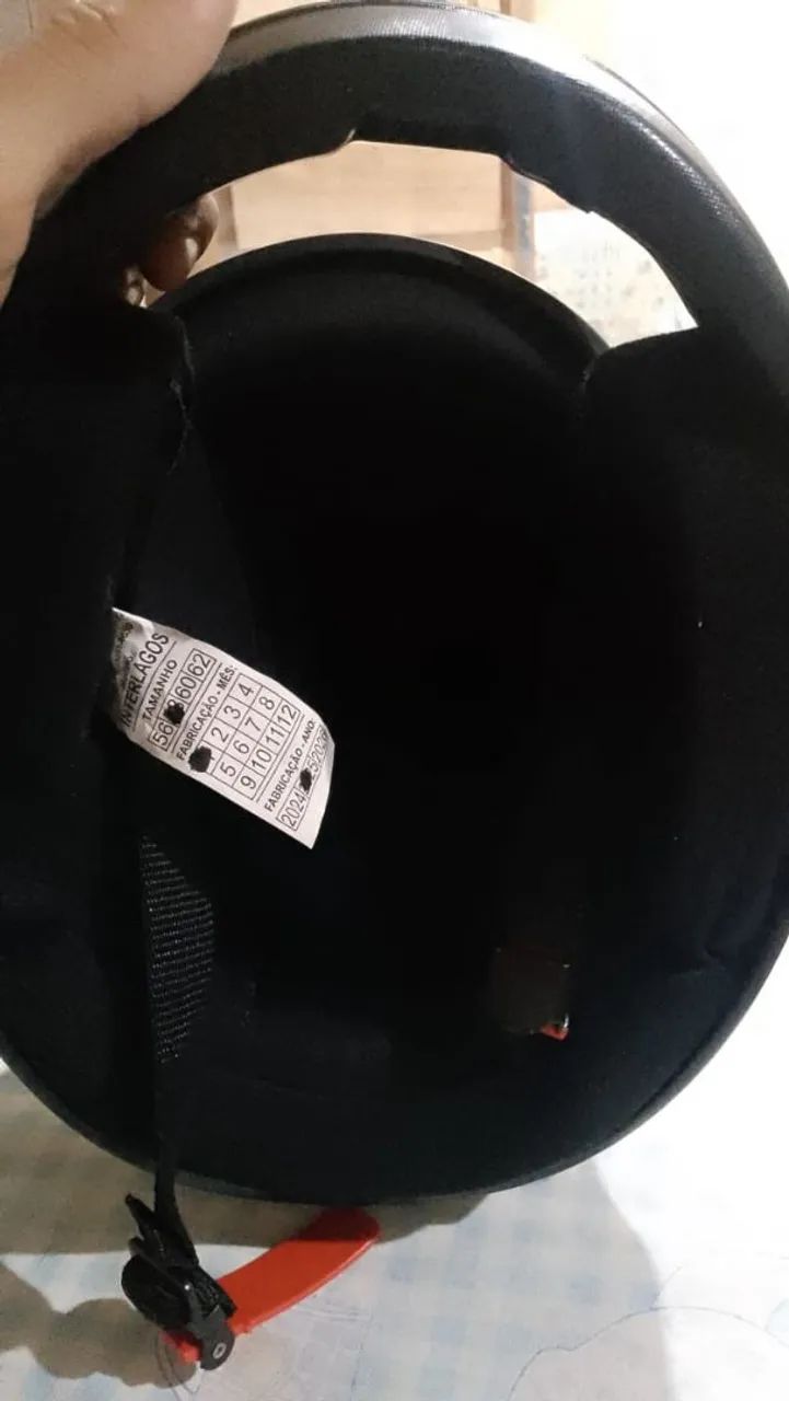 Capacete de Moto gow nunca usado - Foto 2