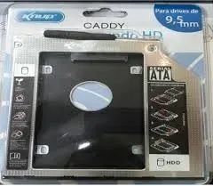 adaptador caddy hd ssd Ssata 12.7mm e 9,5mm Case para Gaveta de CD/DVD Notebook - Foto 2