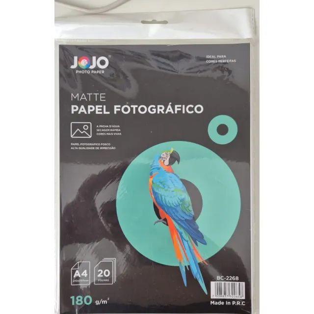 360 folhas papel fotográfico jojo 180g a4
