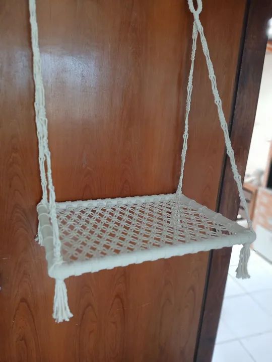 Cama para gato em Macrame - ideal para descanso! - Foto 2