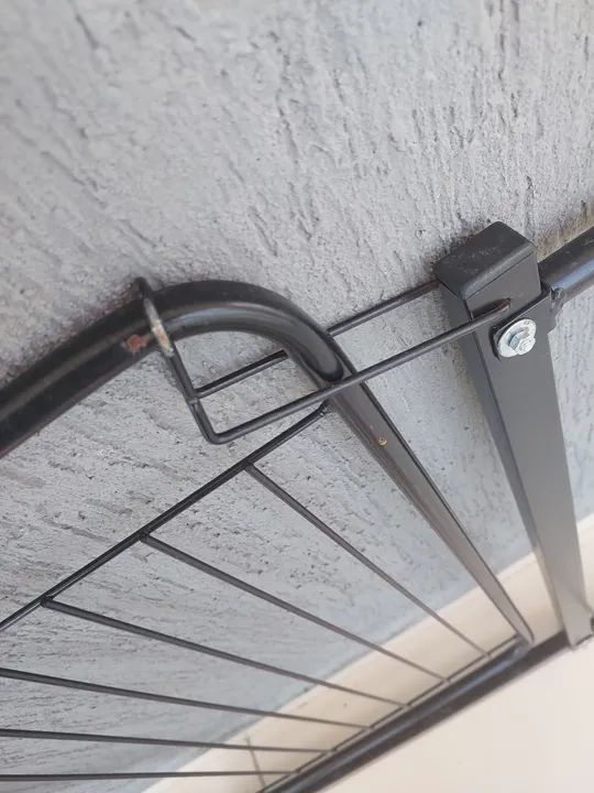 Portão de Segurança para Bebês ou pets com comprimento máximo 1,40m - Foto 4