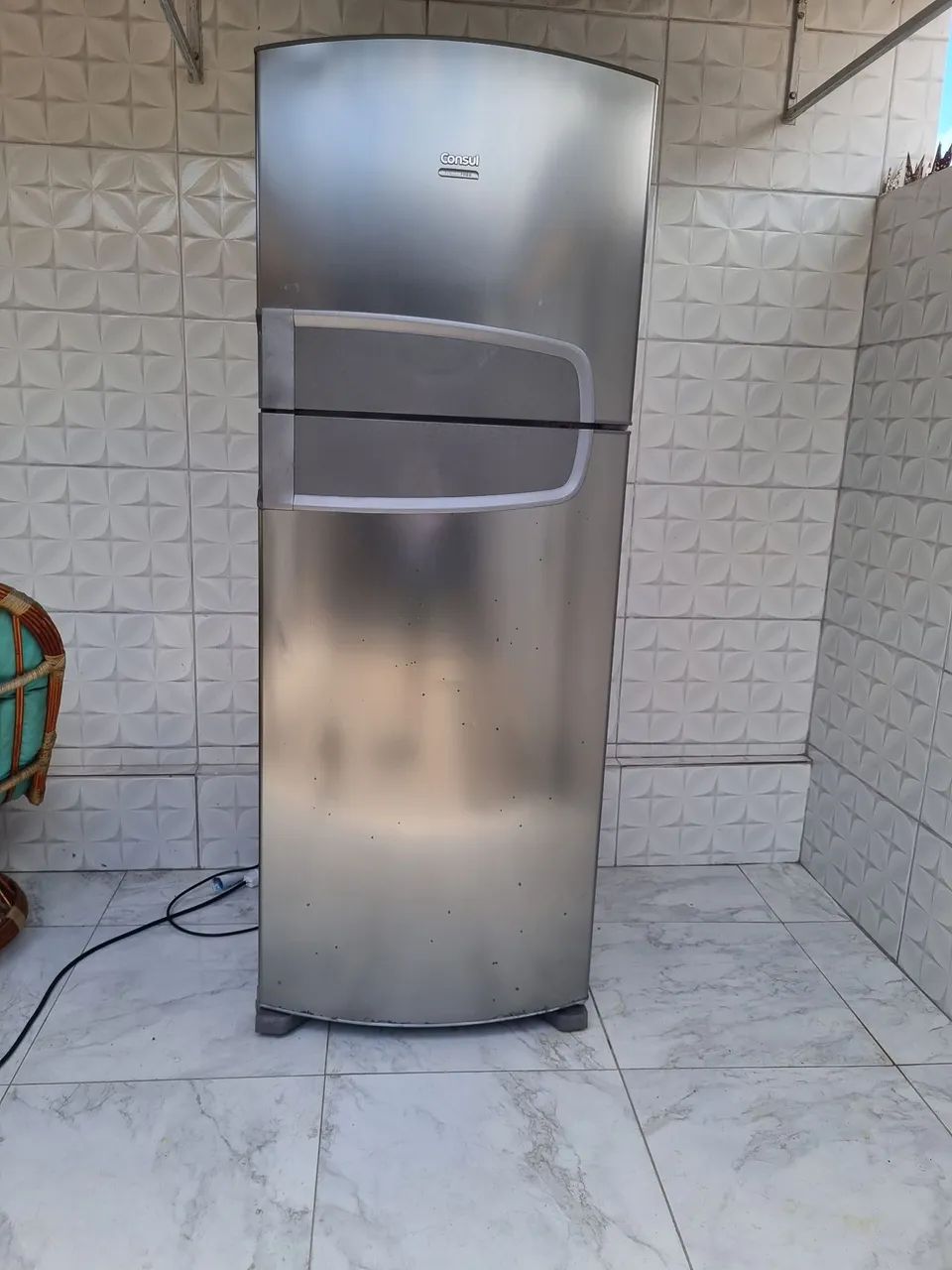 GELADEIRA CONSUL INOX DUPLEX FROST FREE CRM55 BBANA