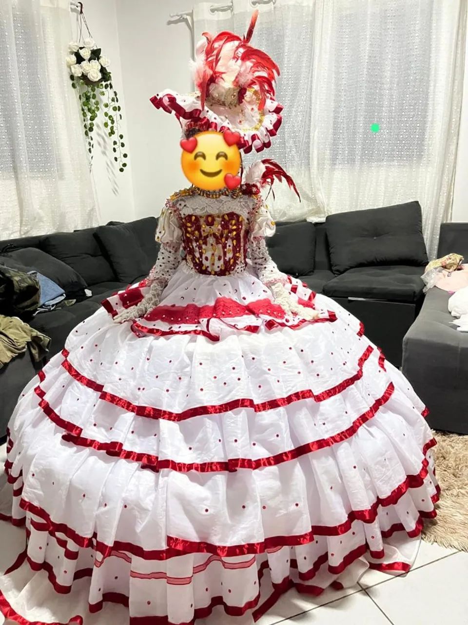 Alugo vestido de sinhazinha garantido e caprichoso