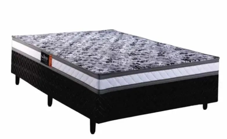 COLCHAO BOX ACOPLADO 138 X 188 X 54 TEC BLACK
