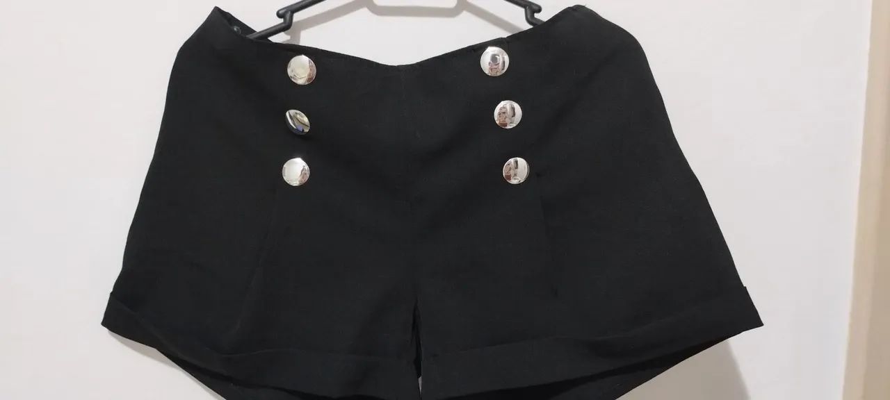 Lote shorts alfaiataria (5 shorts + saia) 38-42 - Foto 2