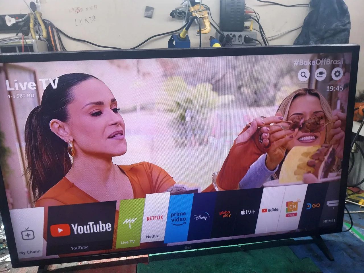 TV LG 43 smart topp Wi-Fi  Netflix  YouTube 