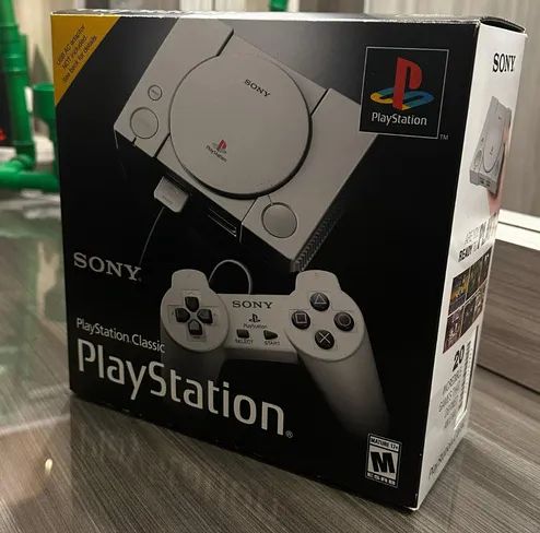 Ps1 Mini Original na Caixa completo 2 controles / super conservado