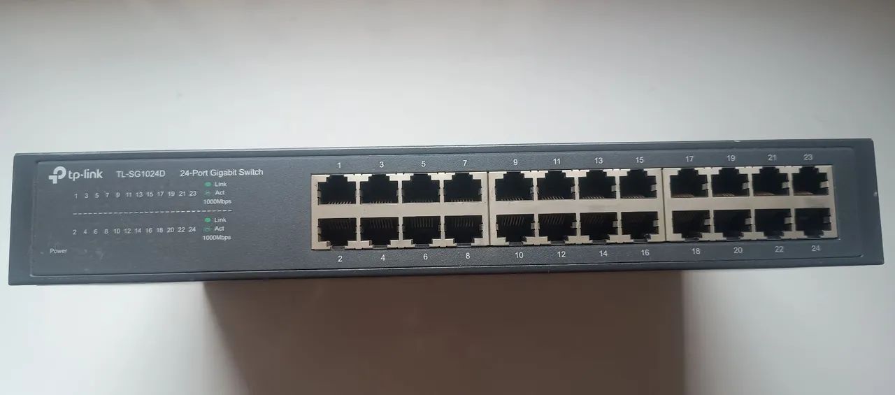 Switch TP-LINK TL-SG1024D 24 portas gigabit 