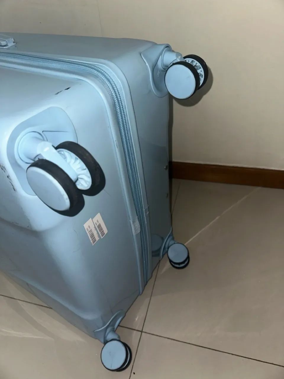 Mala de viagem grande com rodinhas modernas - Foto 3