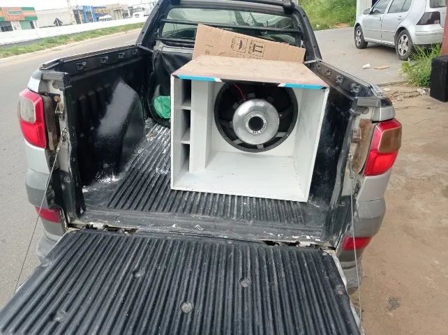 Caixa de subwoofer projetada para falante de 21 polegadas (sem o falante)