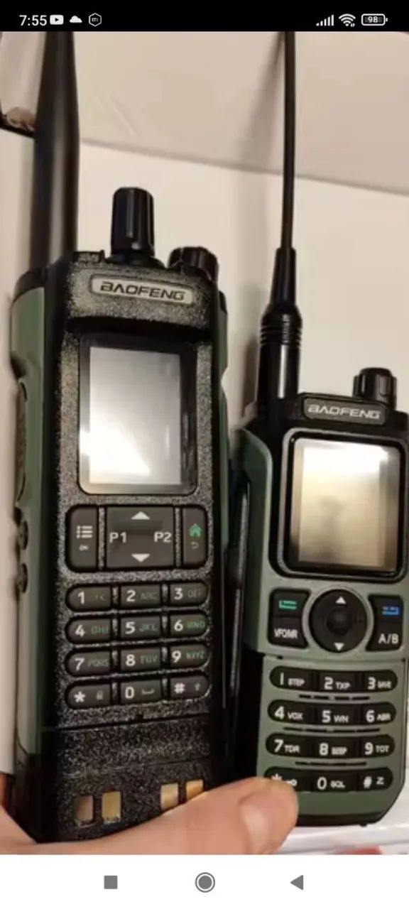 Baofeng Rádio Comunicador Walkie Talkie - Foto 3