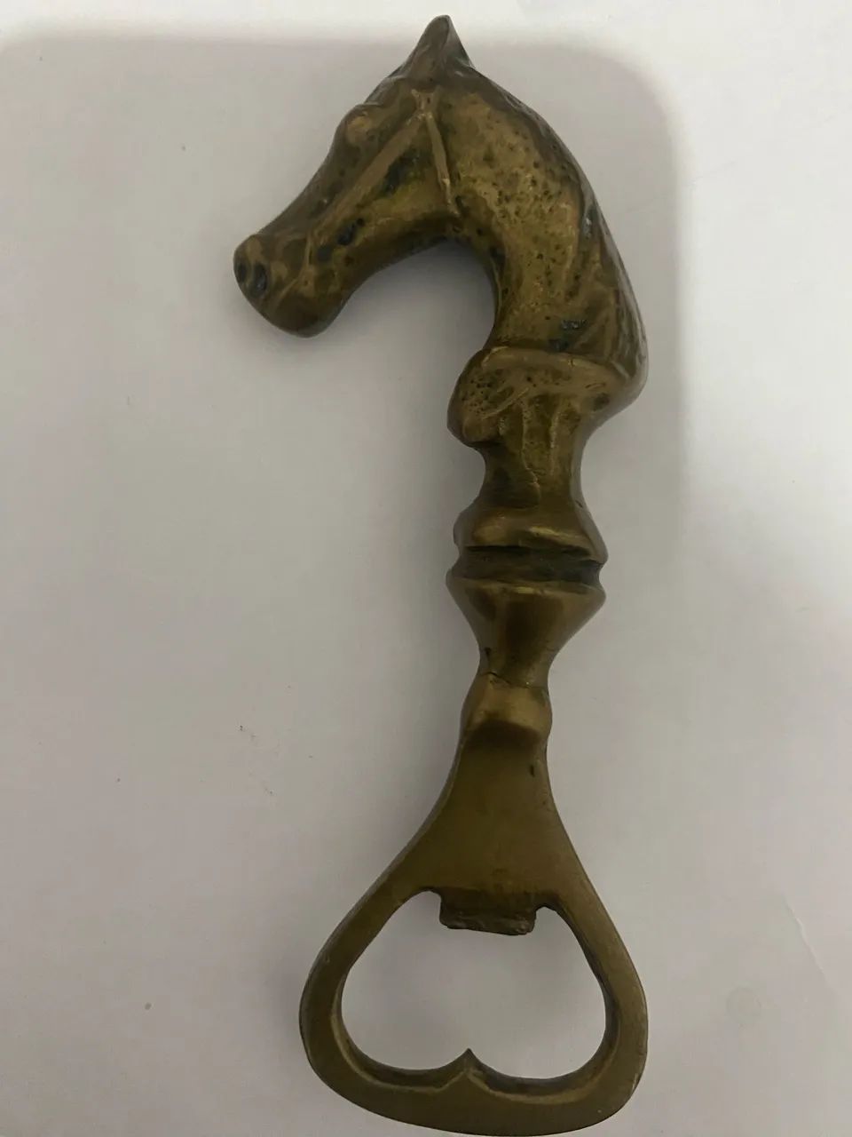 Abridor de garrafa antigo em bronze - Foto 2