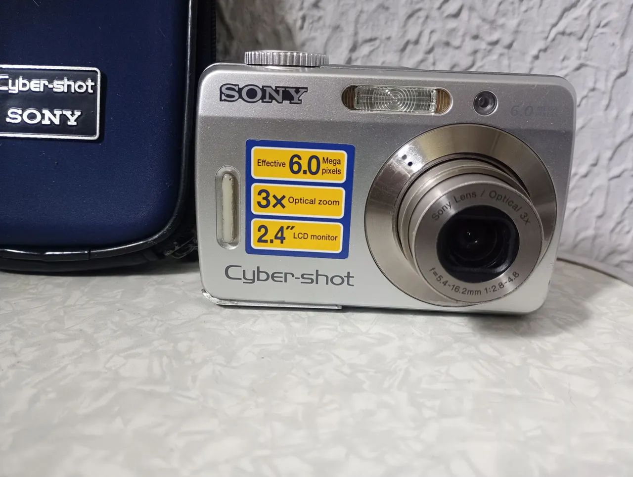 Câmera digital Sony cyber shot funcionando 