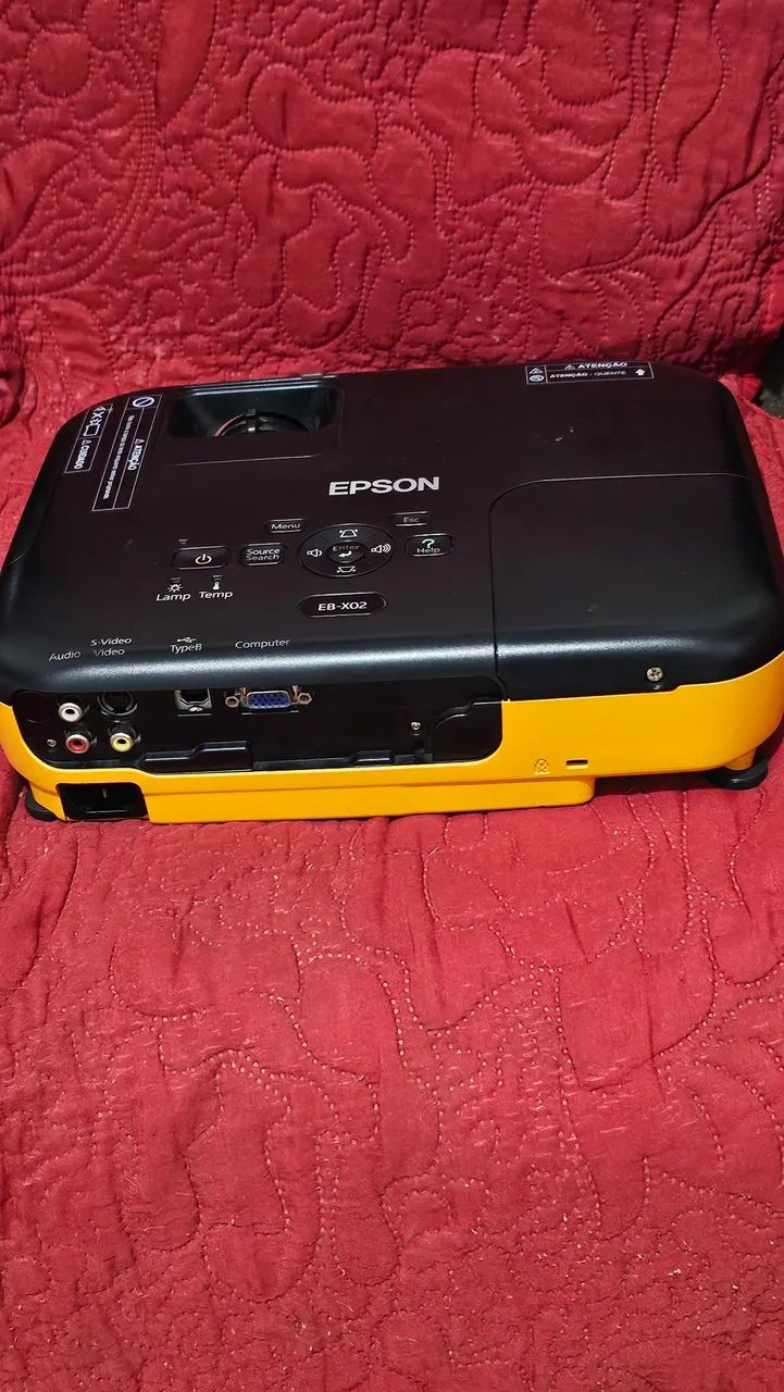 Projetor Epson Edição Limitada EB-X02 lindo poucos fabricadas vai com lampada. Com defeito - Foto 5