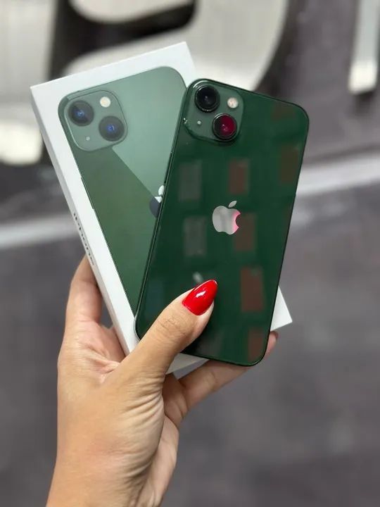 iPhone 13 256GB Cor: verde 81% saúde da bateria Ótimo estado de