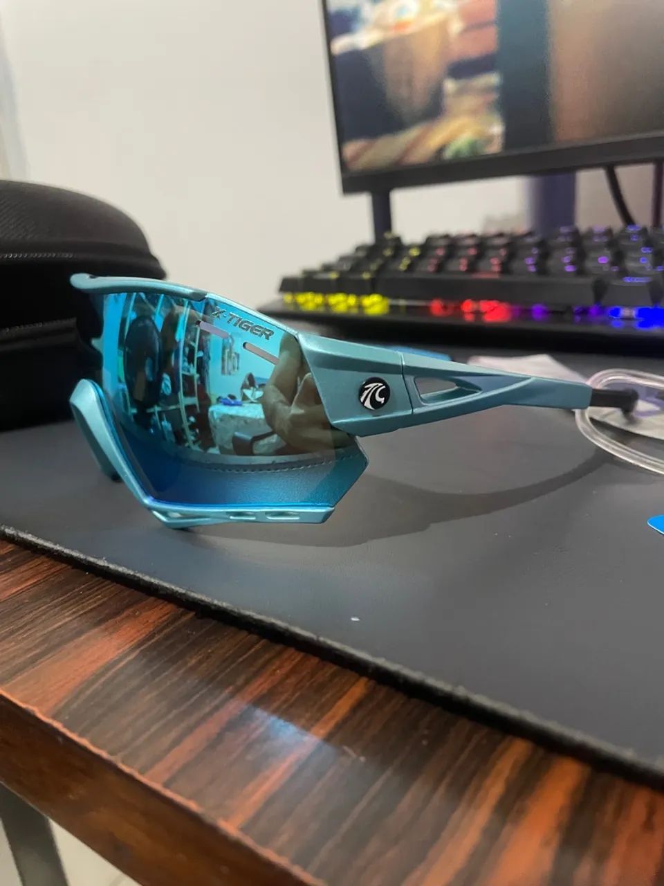 Óculos de Sol Esportivos X-Tiger EXS 5 Lentes - Foto 3