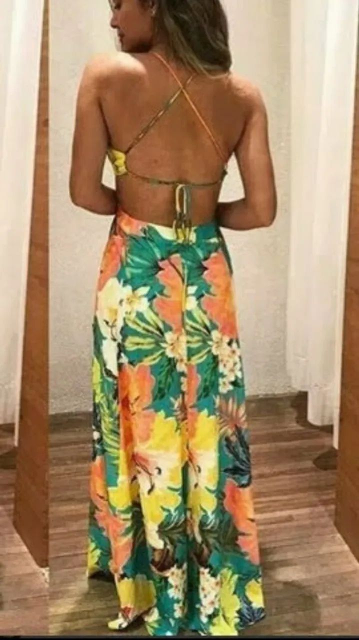 Vestido longo Farm - Foto 4