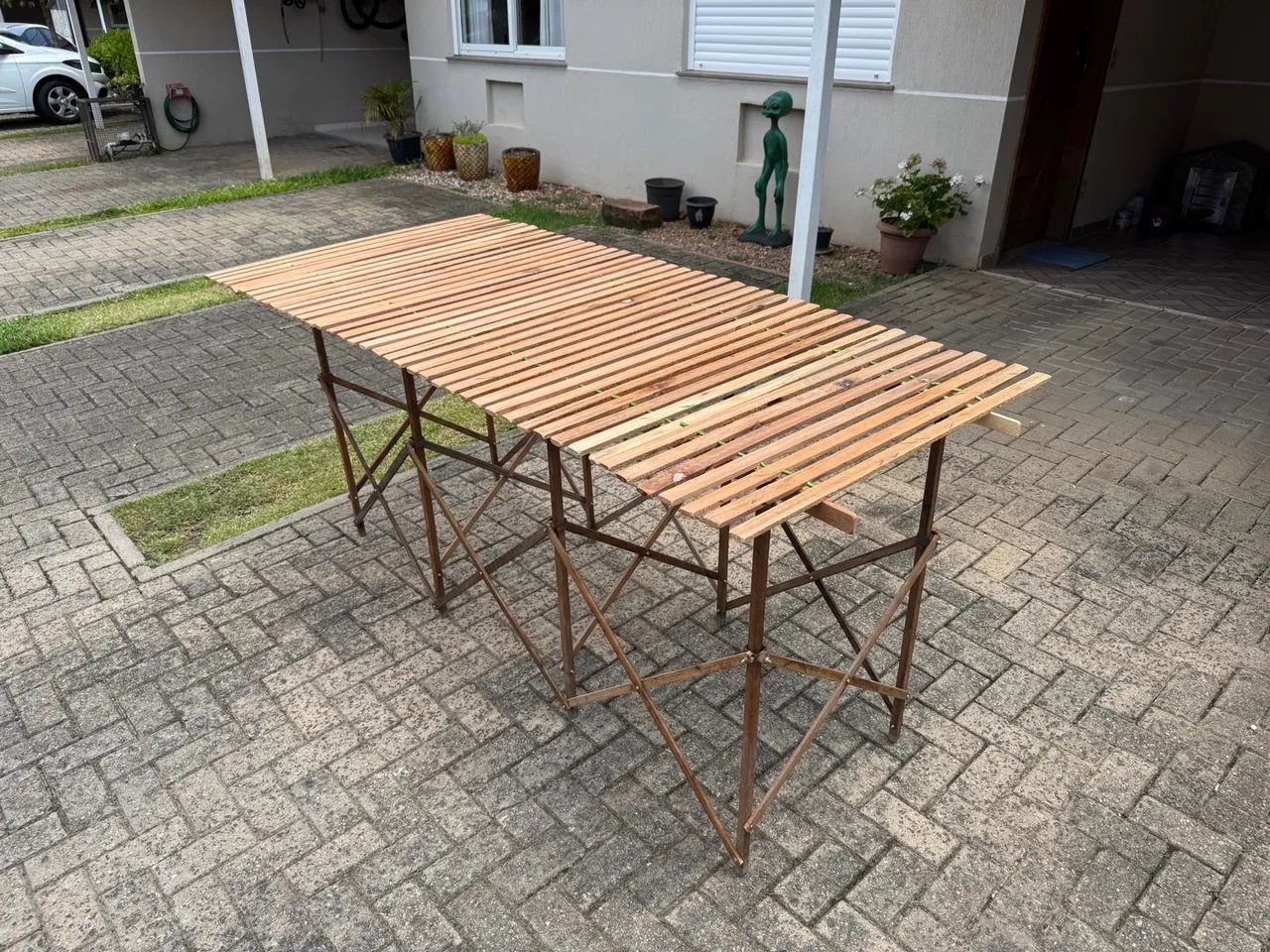 Mesa Para Camelô Sanfonada 2,00m X 0,90cm - Foto 2