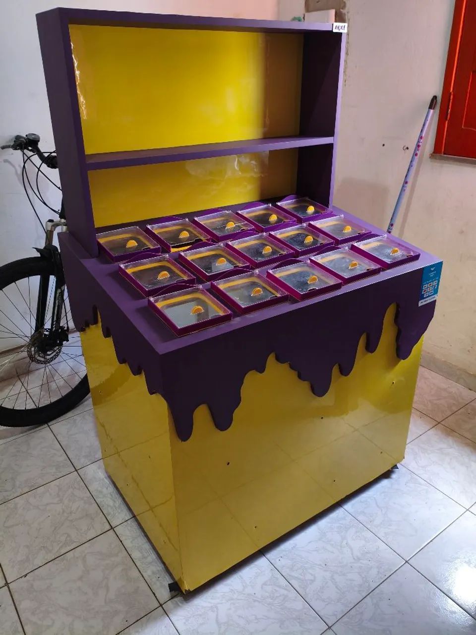 Balcão expositor para açaí<br>