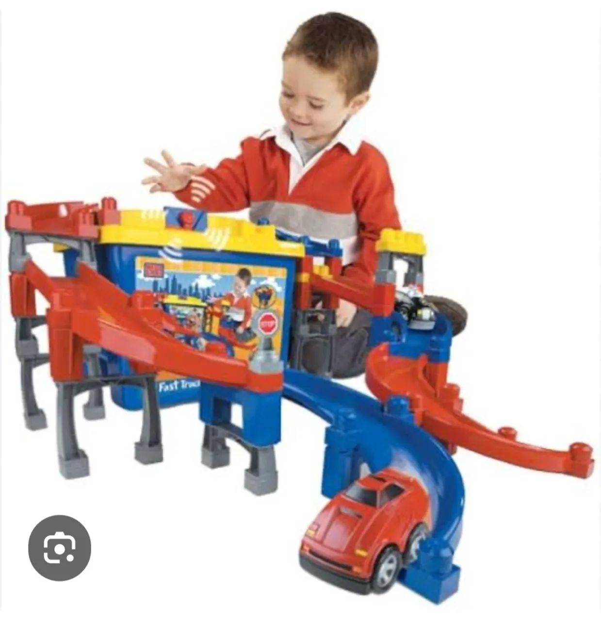 Mega Bloks Tiny'n Tuff Fast Tracks Race Set - Foto 4